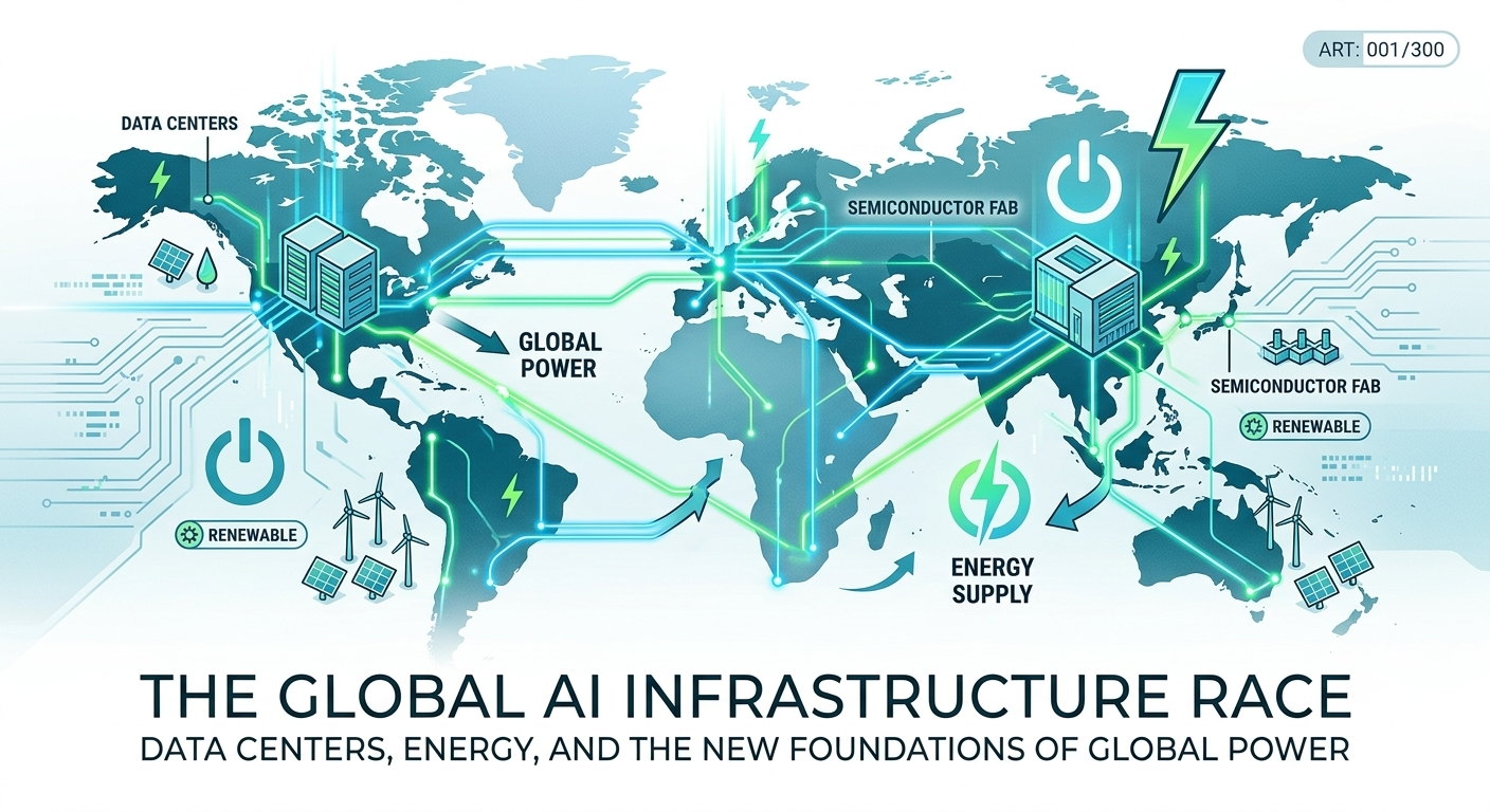 The AI Infrastructure Race: Data Centers, Energy, and the New Foundations of Global Power